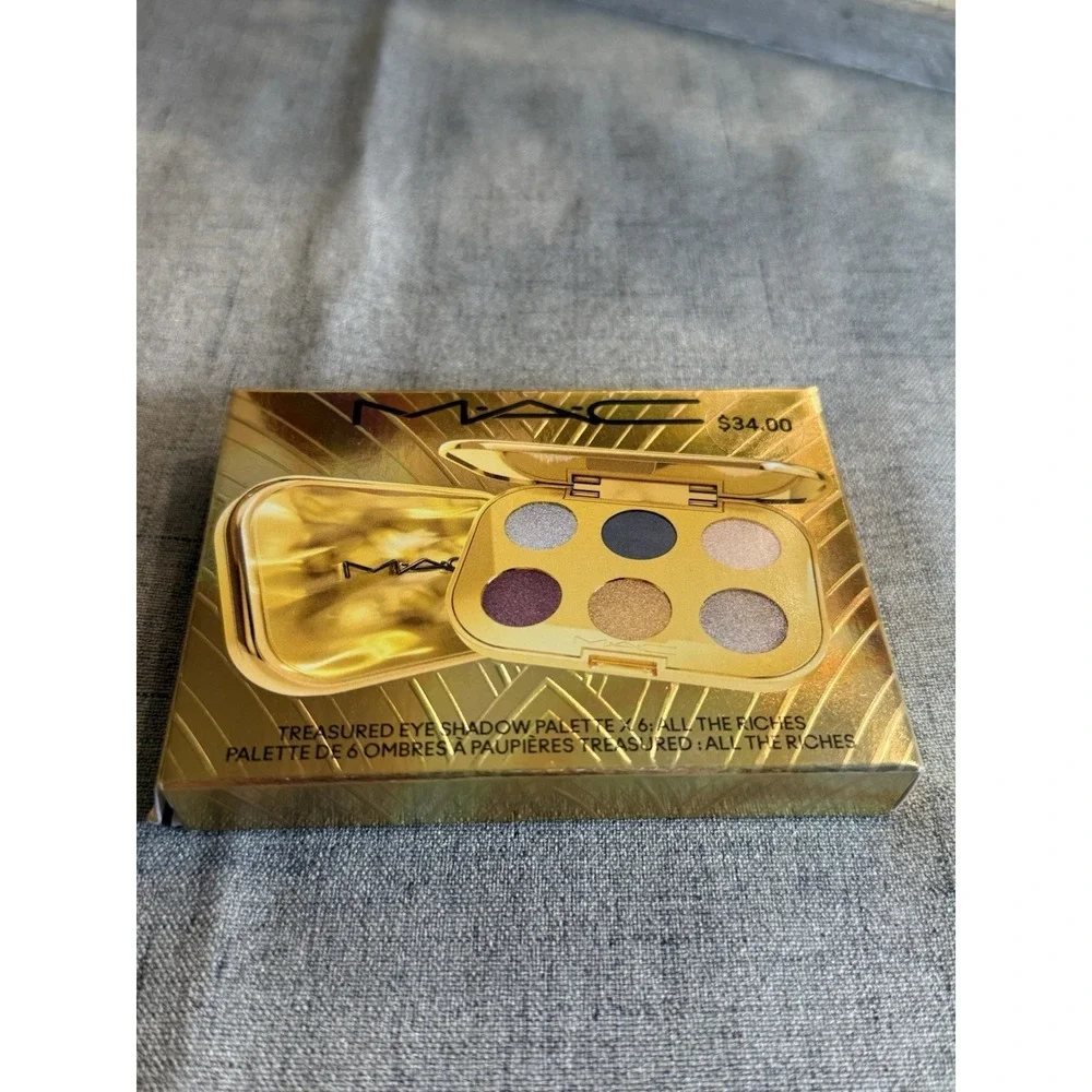 MAC Treasured Eye Shadow Palette 6-All The Riches, New In Box Holiday Release